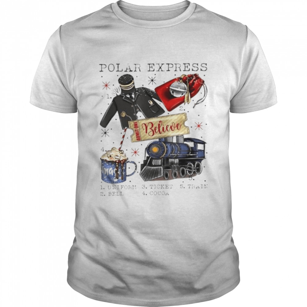 Believe Polar Express Christmas Express 2022 shirt