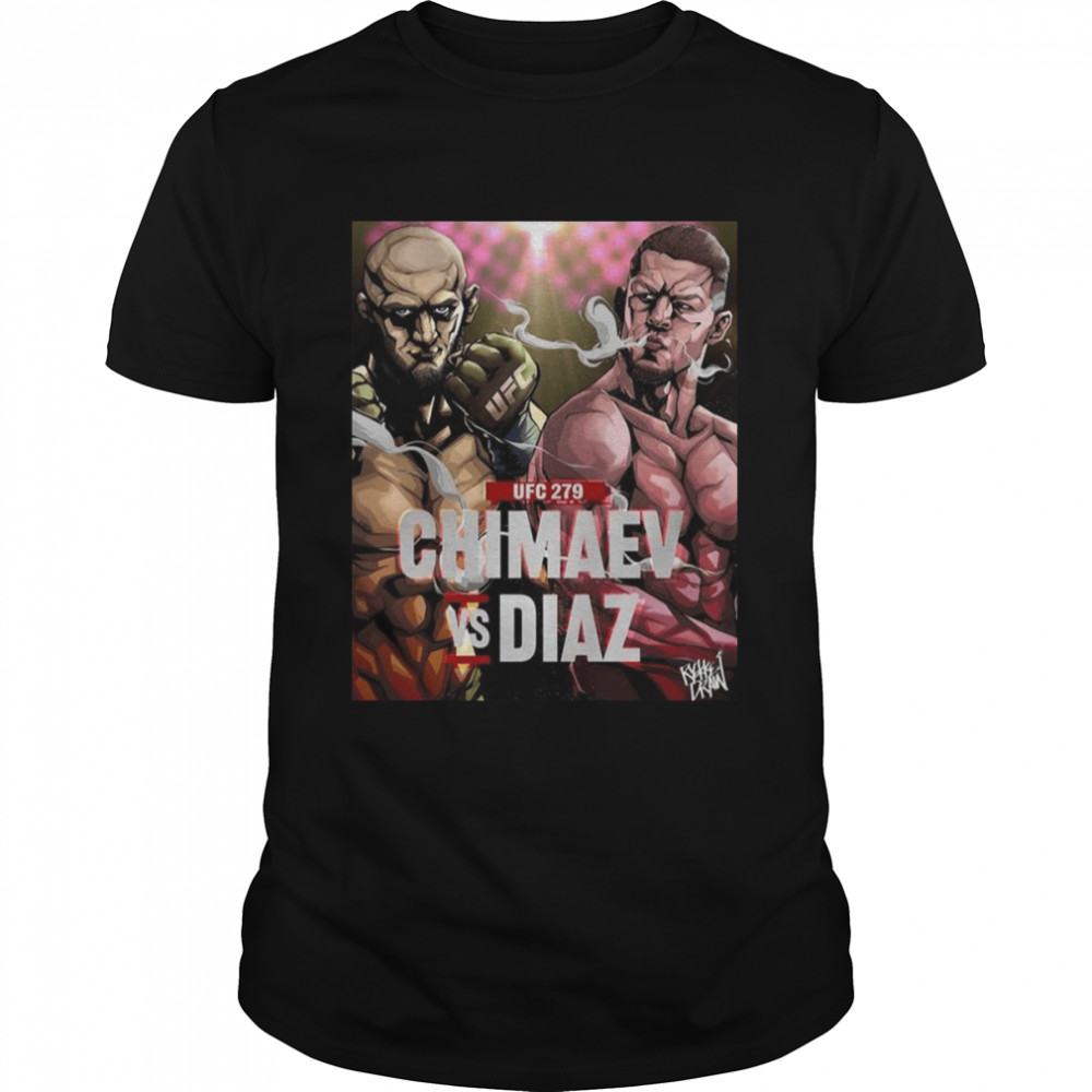 Chimaev Vs Diaz Active Anime Graphic Ufc Mma Fighter shirt