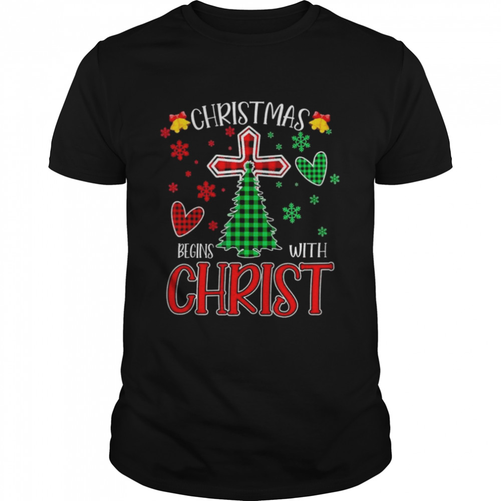 Christmas Begins With Christ Christmas 2022 shirt