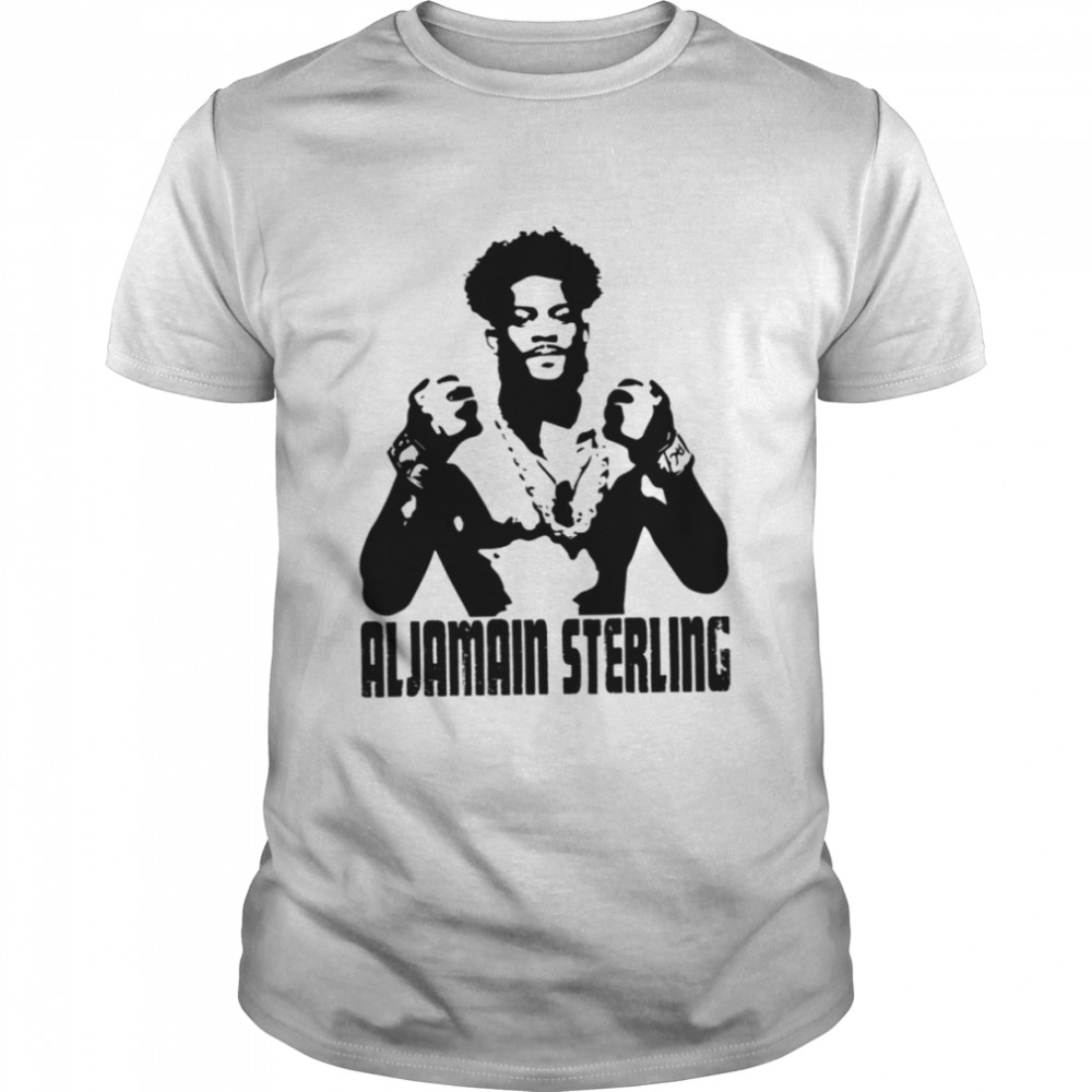 Designs Black And White Aljamain Sterling Ufc shirt