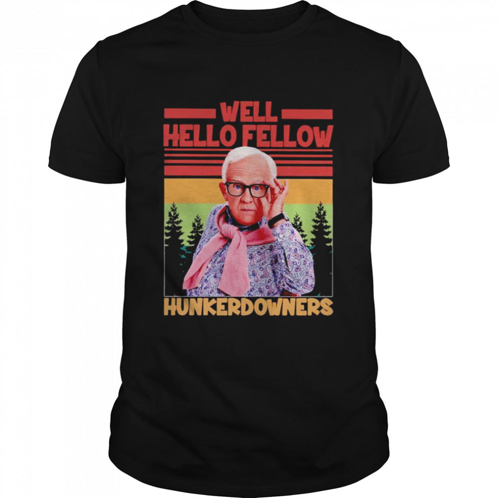 Leslie Jordan well hello fellow hunker downers vintage shirt