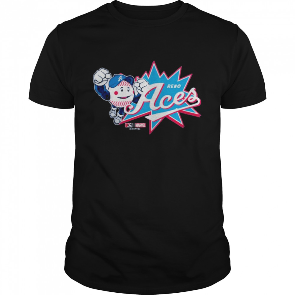 Reno Aces marvel marvel ball t-shirt