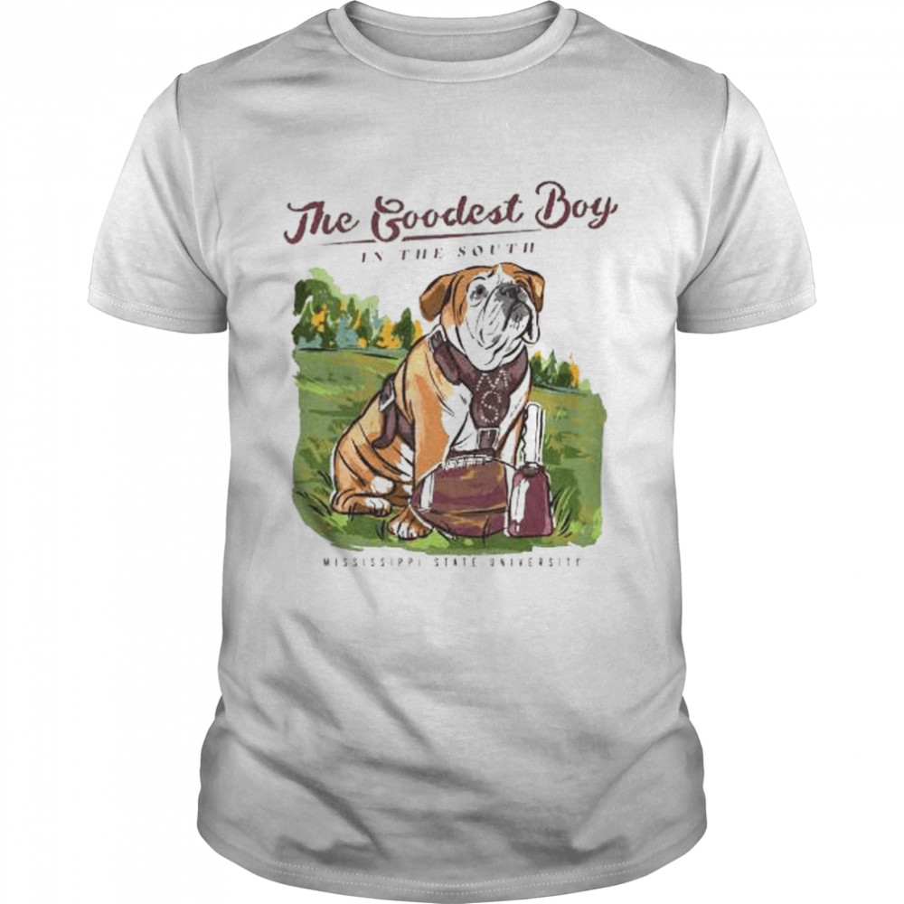 The Goodest boy in the south Mississippi state university shirt