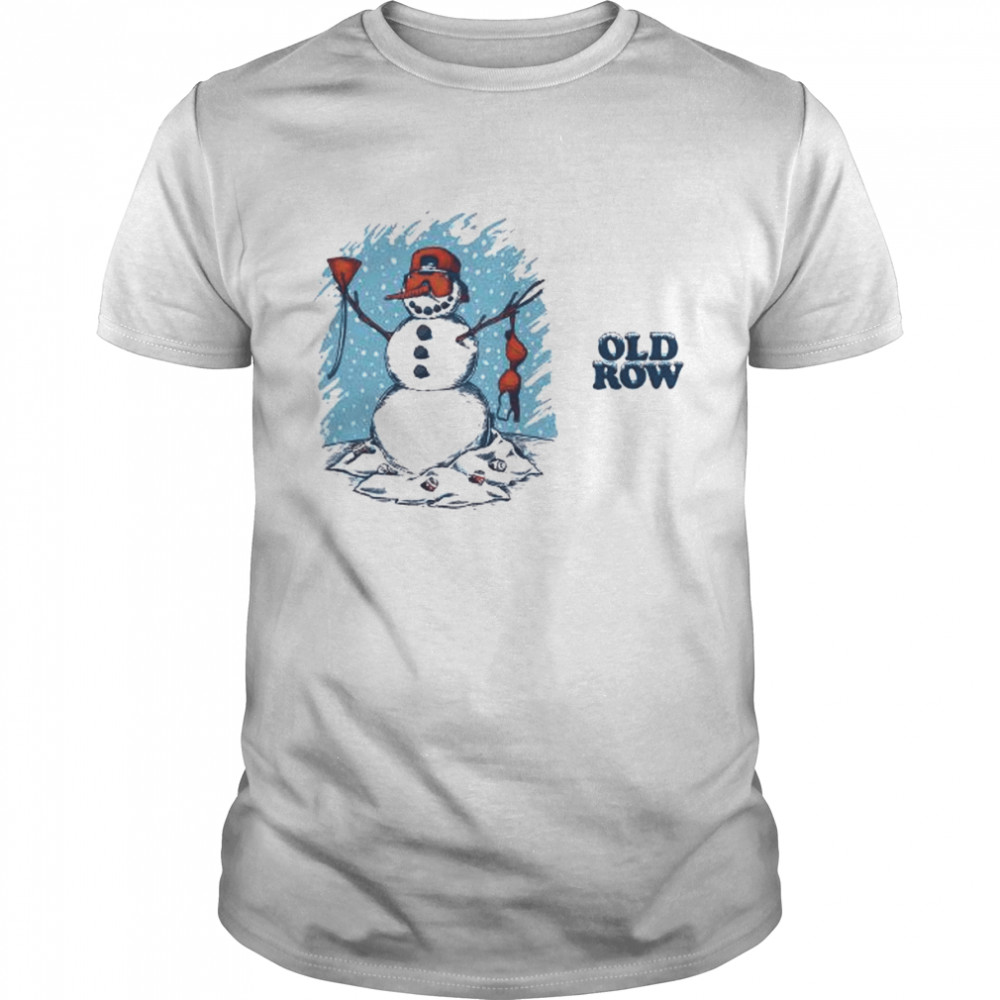 The party snowman old row 2022 shirt