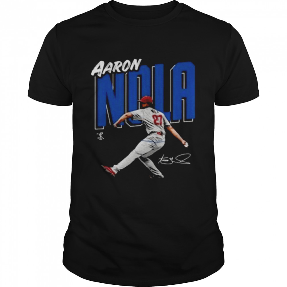 Aaron nola chisel signature shirt