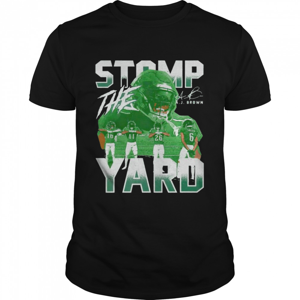 A.J. Brown Philadelphia Stomp The Yard signature shirt