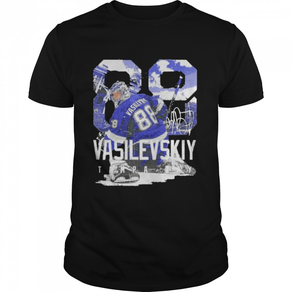 andrei Vasilevskiy Tampa Bay Lightning number 88 landmark shirt