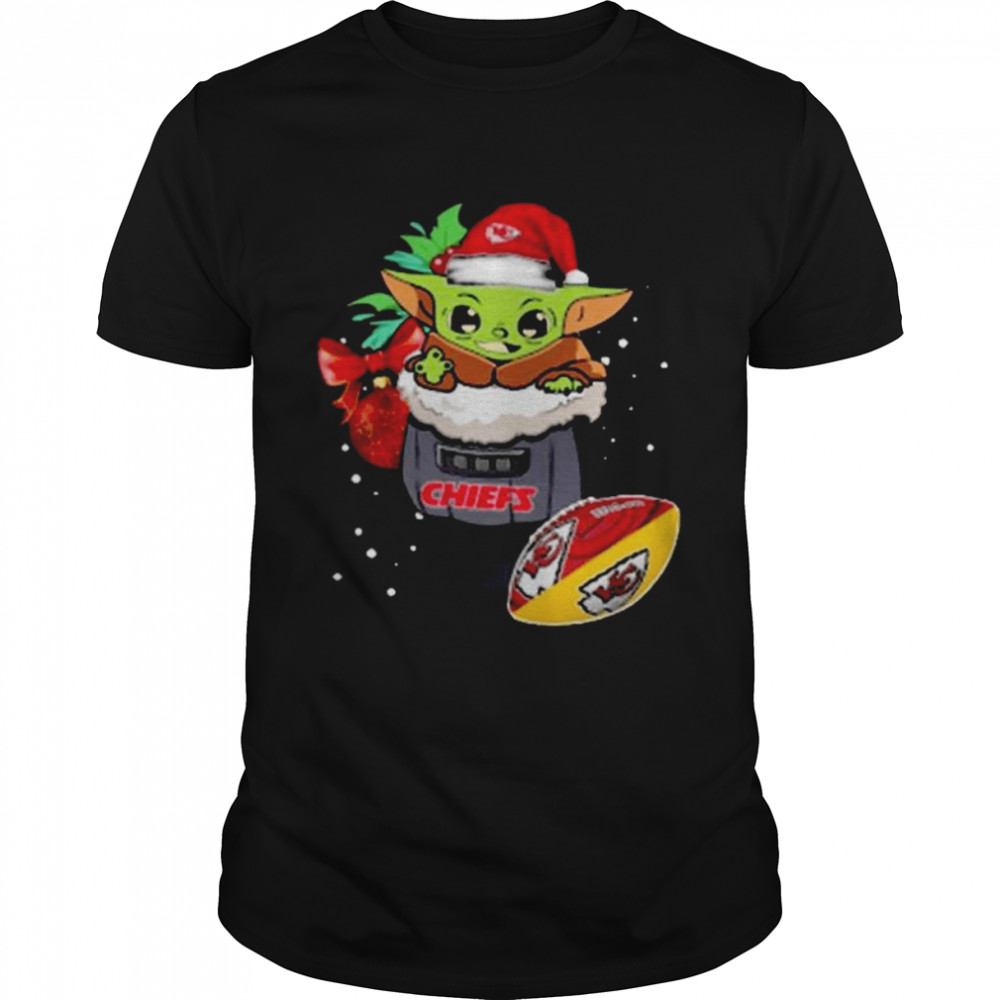 Baby Yoda Star Wars Kansas City Chiefs Christmas 2022 shirt