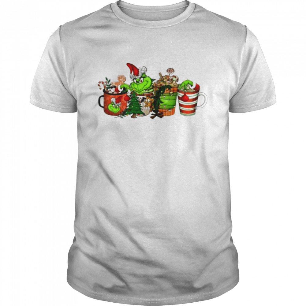 Coffee Cup Grinch For Christmas 2022 shirt