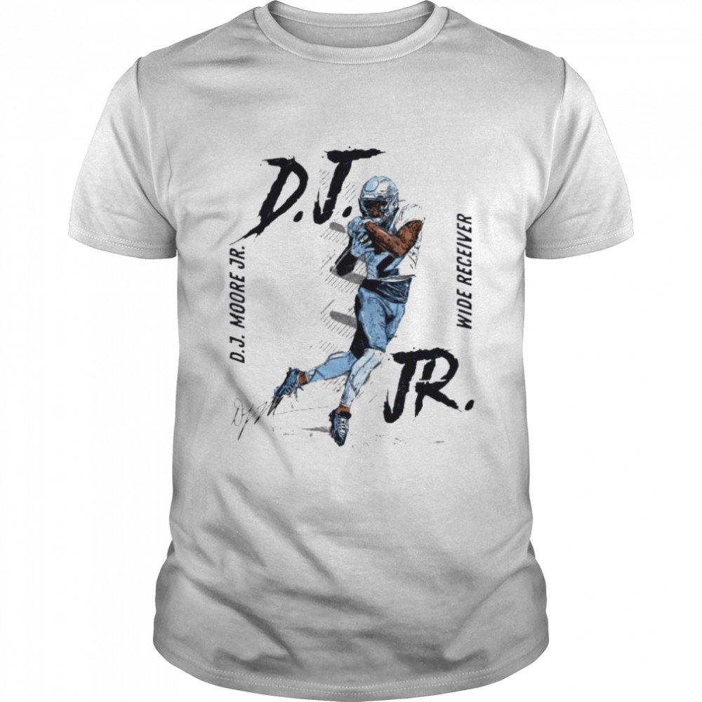 D.J. Moore Carolina Toe Tap signature shirt