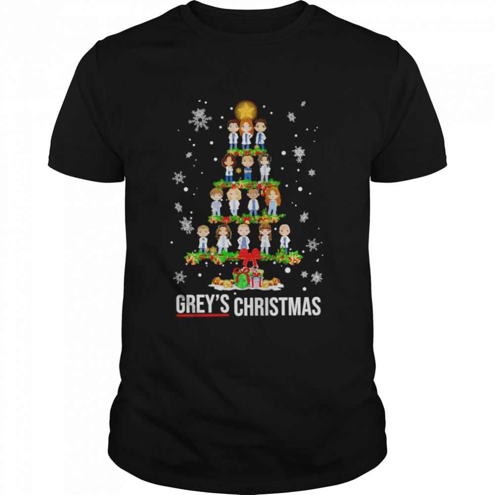 Grey’s Anatomy chibi Christmas tree shirt