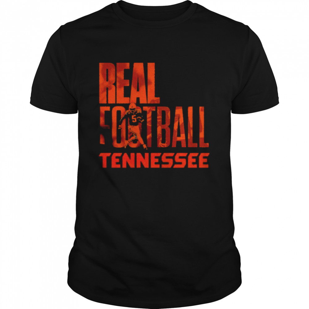 Hendon Hooker Tennessee real football 2022 shirt