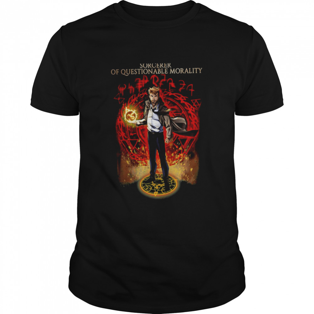 John Constantine Hellblazer Cartoon shirt