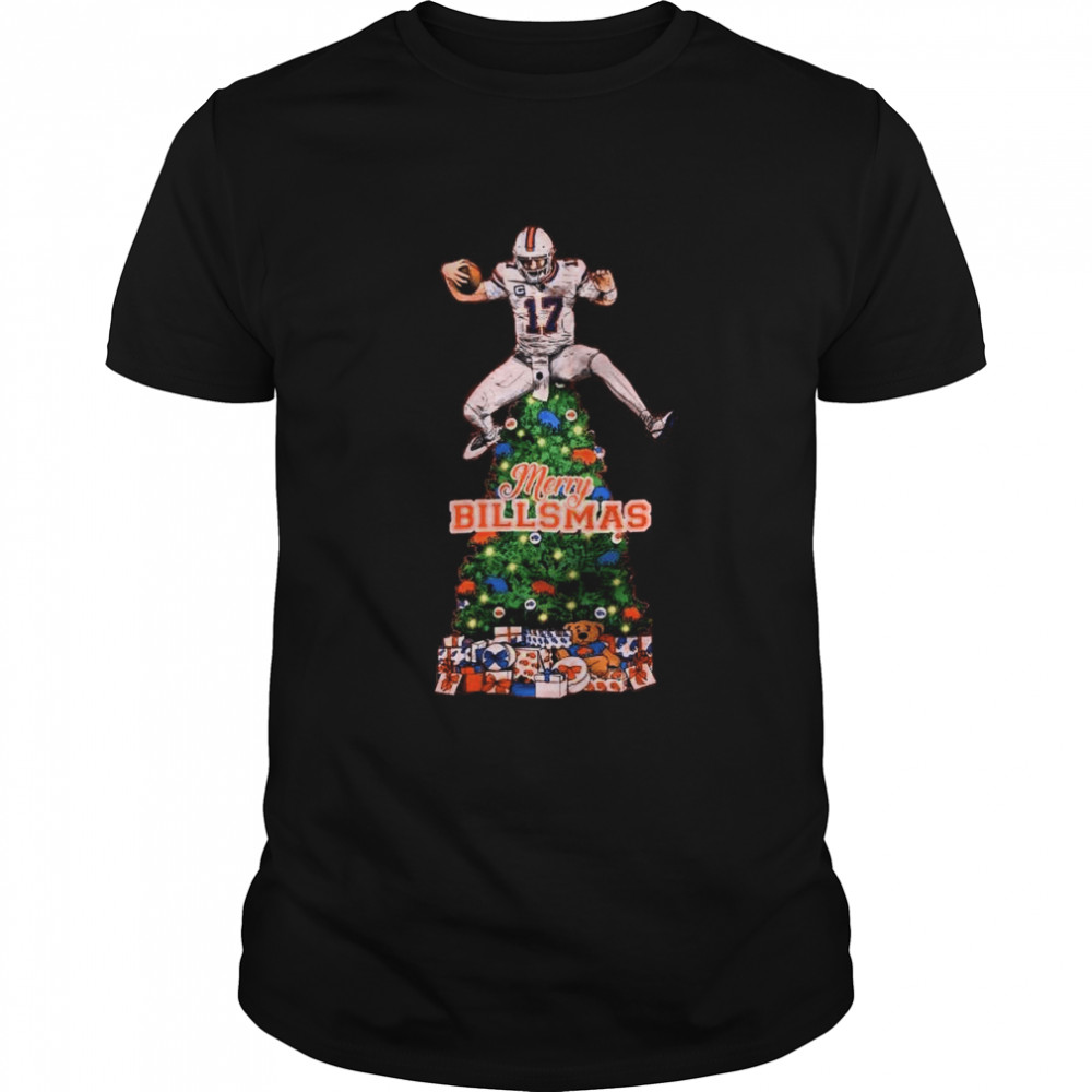 Josh Allen Merry Christmas Leap Tree shirt