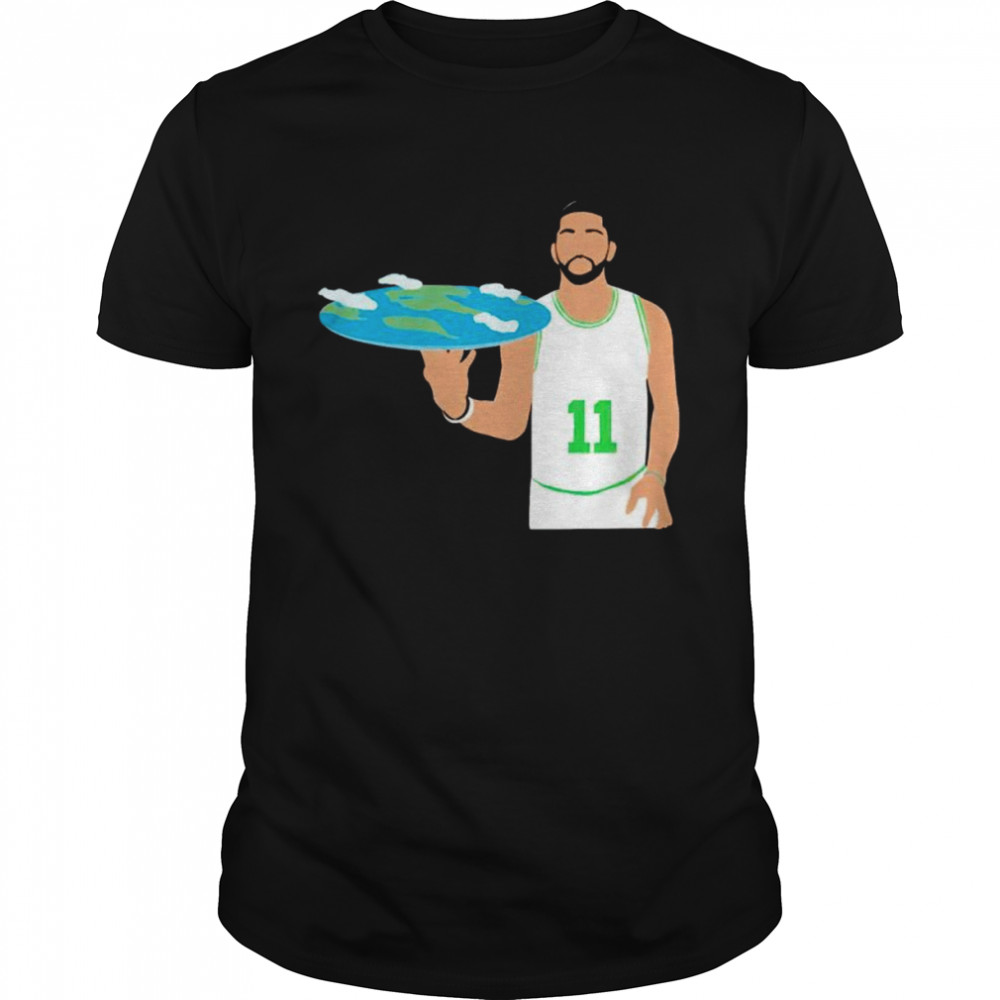 Kyrie Irving Flat Earth Celtics T-shirt