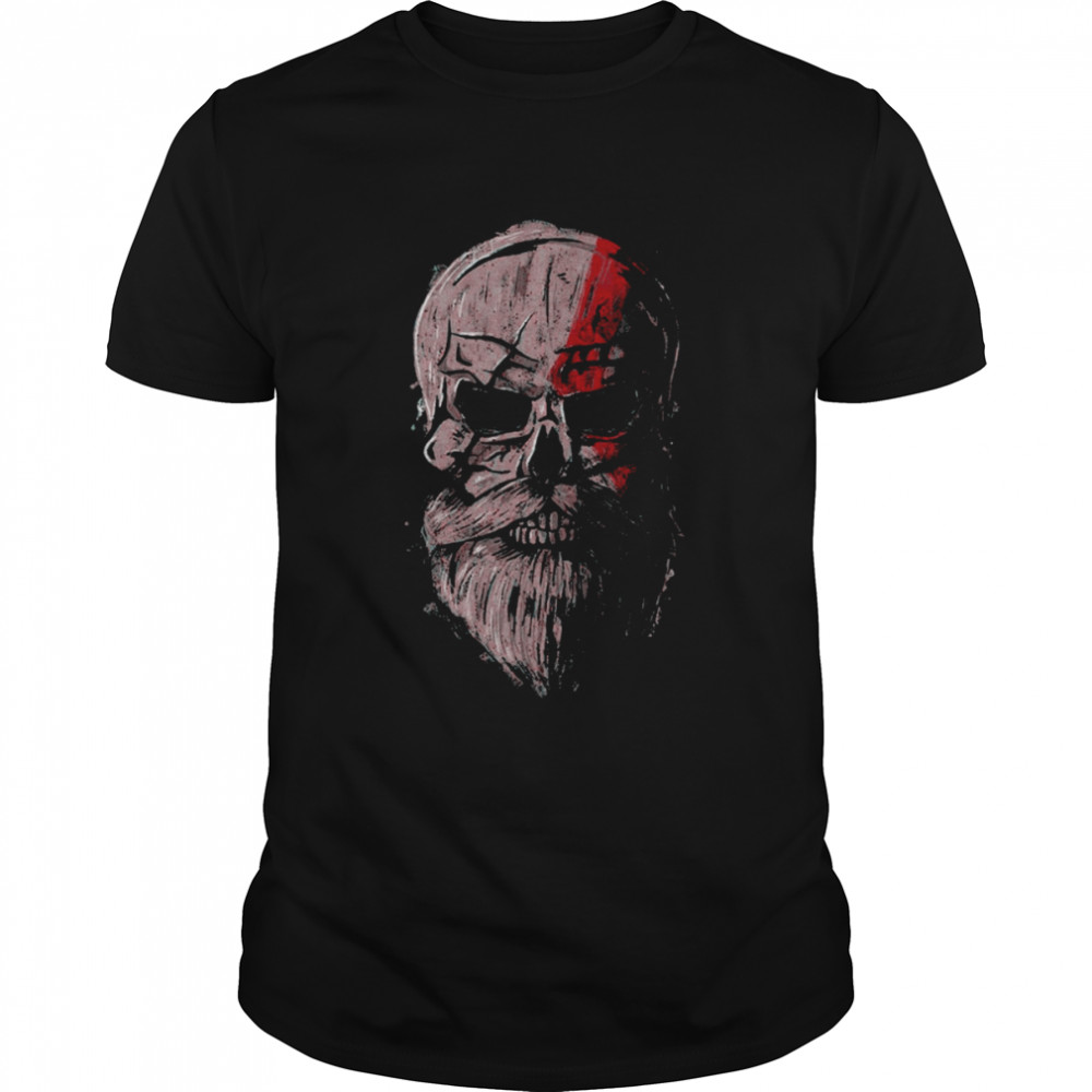 Midgard Spartan God Of War Ragnarok Skull shirt