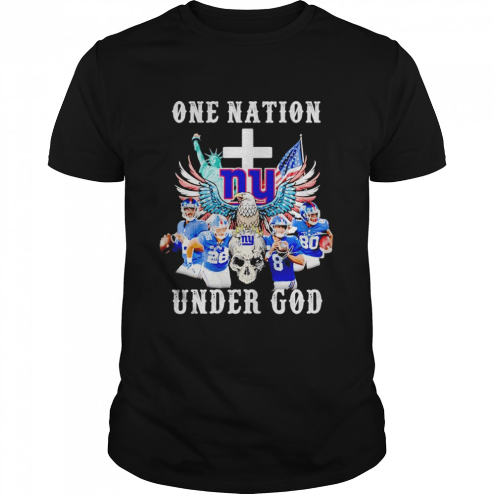 New York Giants one nation under God shirt