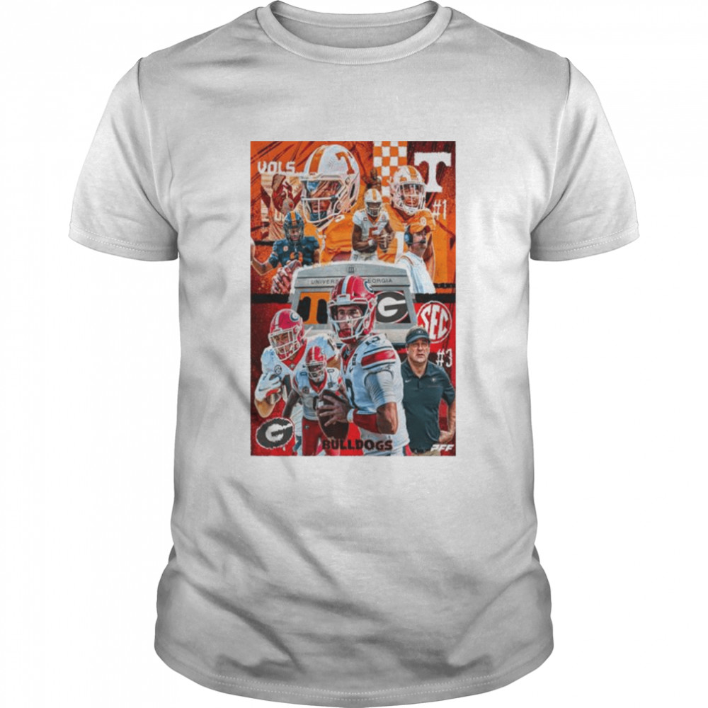 November 5, 2022 Tennessee Volunteers vs. Georgia Bulldogs Game Day Poster shirt