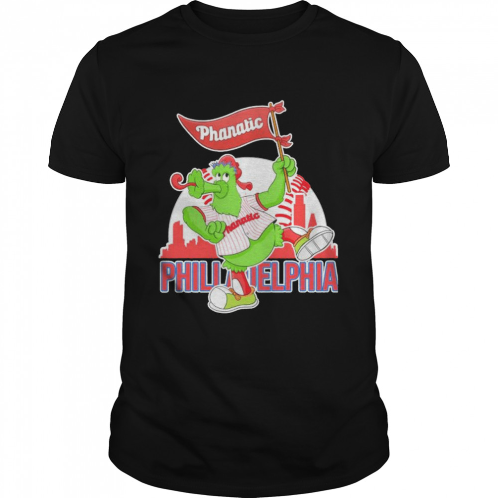 phanatic Phillies baseball mascot Philadelphia Phillies shirt