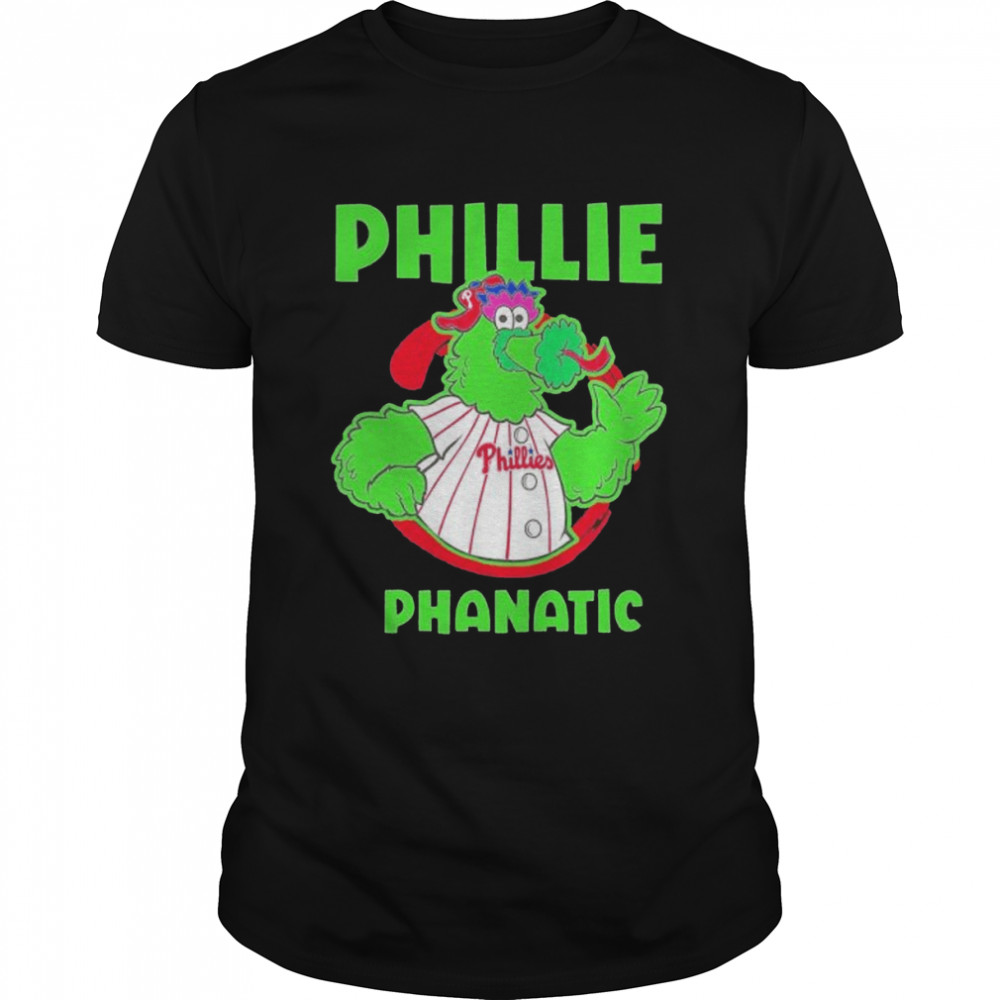 phillies Phanatic mascot Philadelphia Phillies baseball shirt