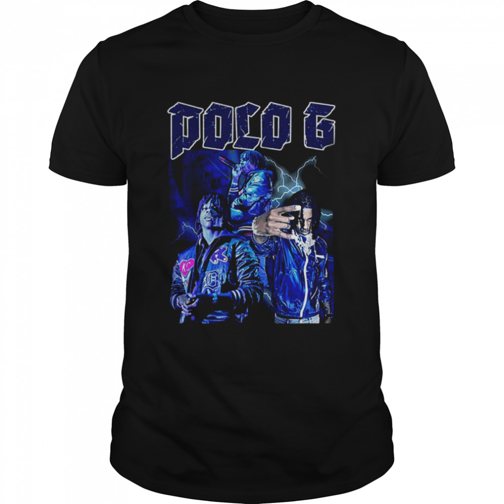 Retro Portrait Polo G Rap Music shirt