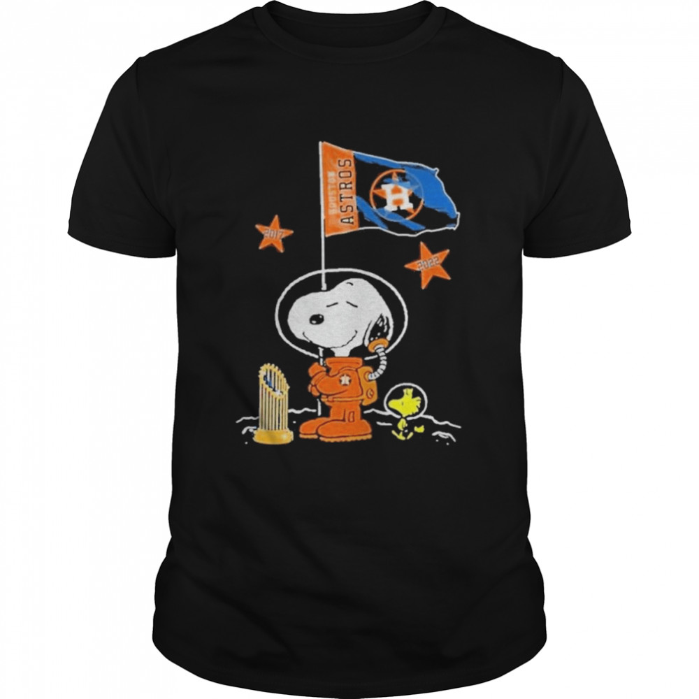 Snoopy And Woodstock Astronaut 2022 World Series Champions 2017-2022 Shirt