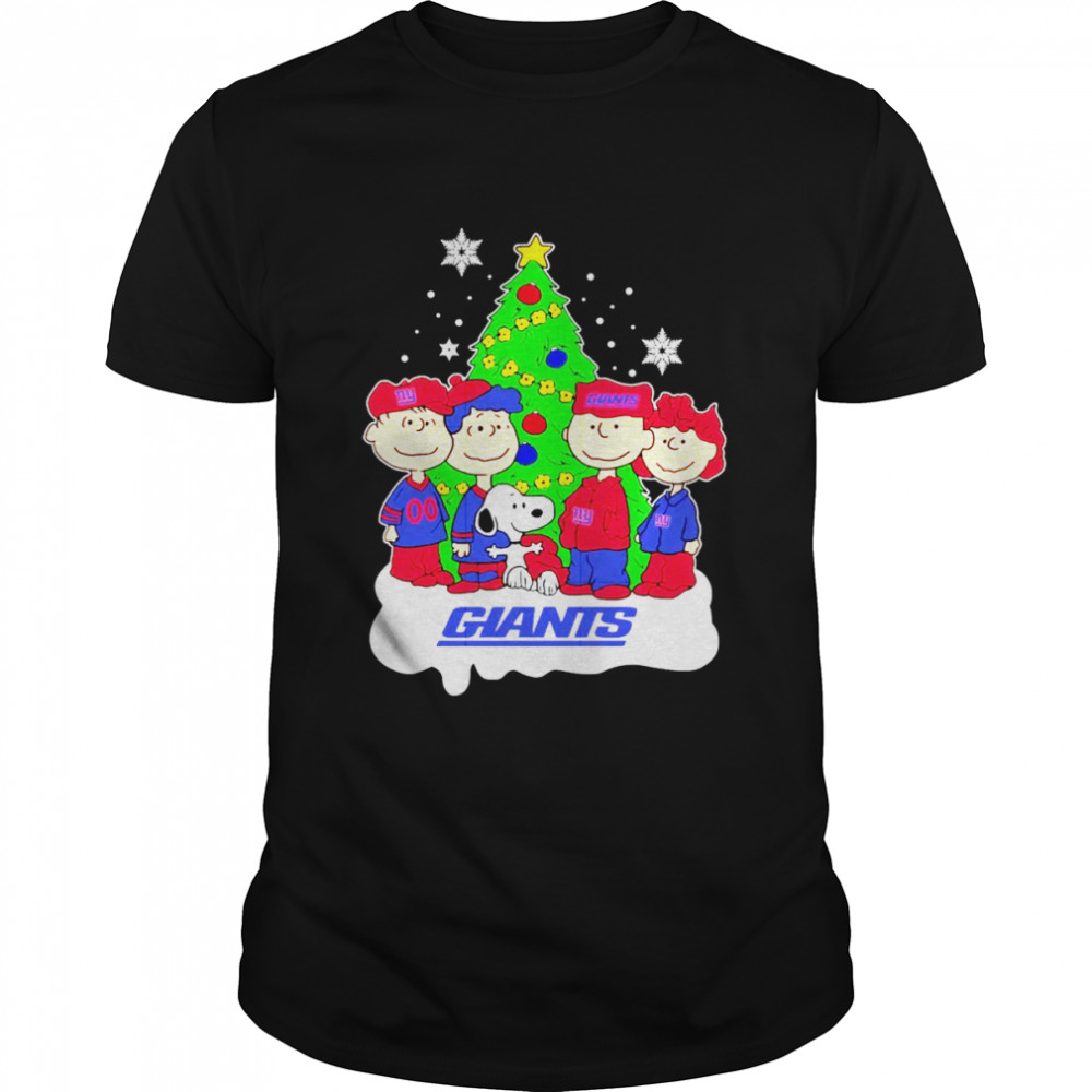 Snoopy The Peanuts New York Giants Christmas 2022 shirt