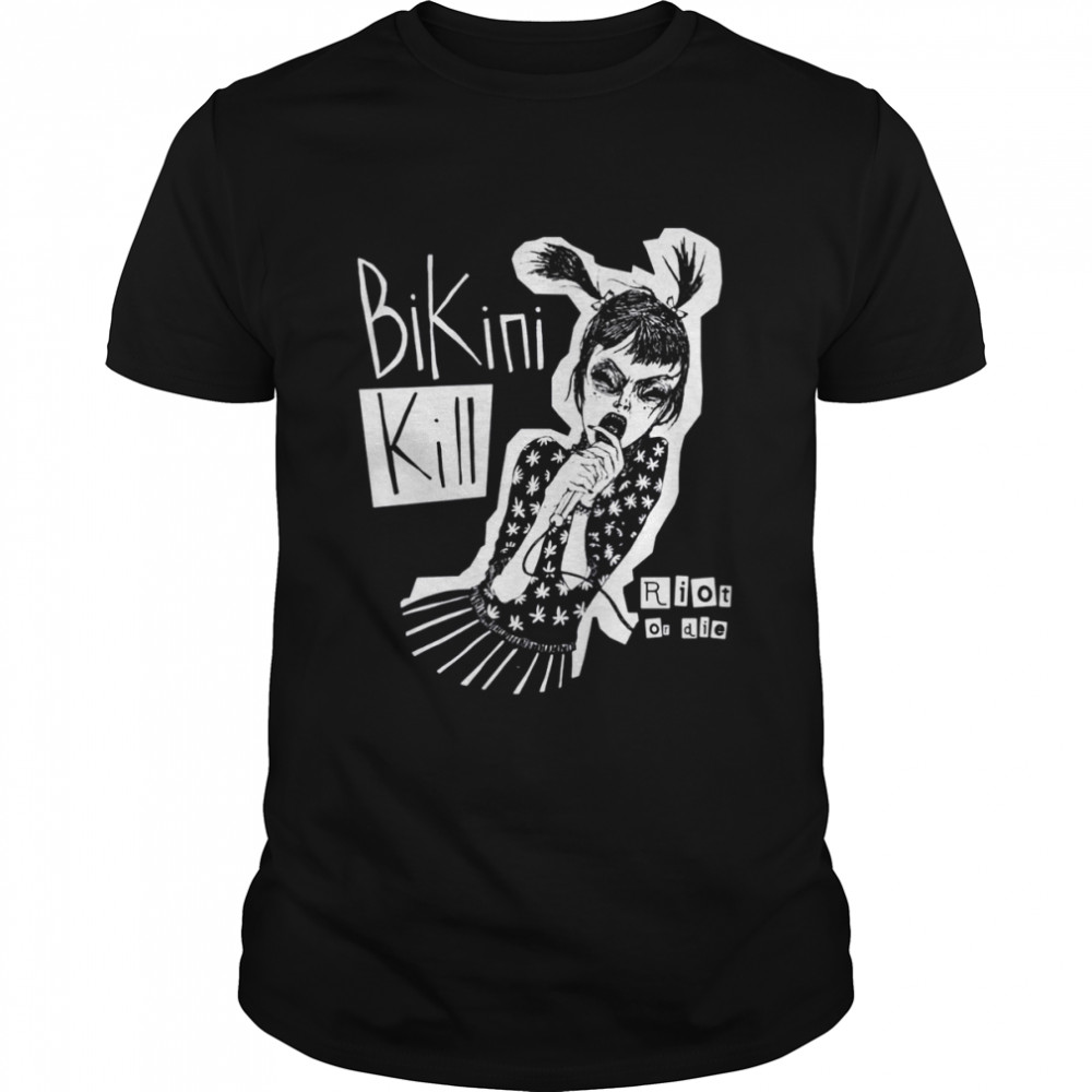 Suck My Left One Bikini Kill Band Punk shirt