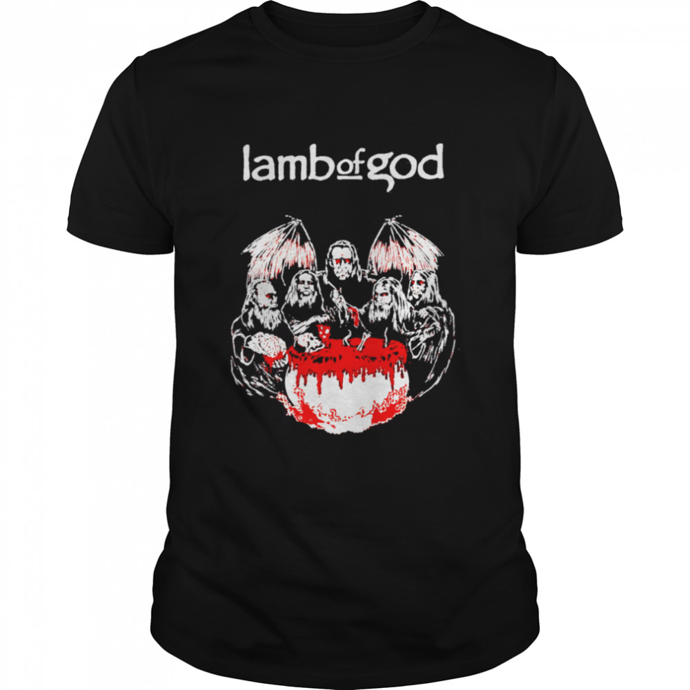 The Red Blood Table Lamb Of God shirt