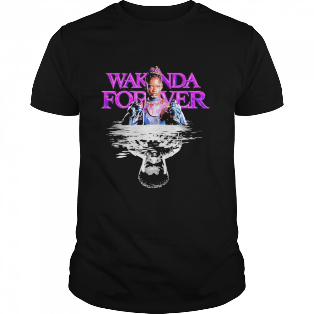 Wakanda Forever Shuri Water Reflection Black Panther Shirt