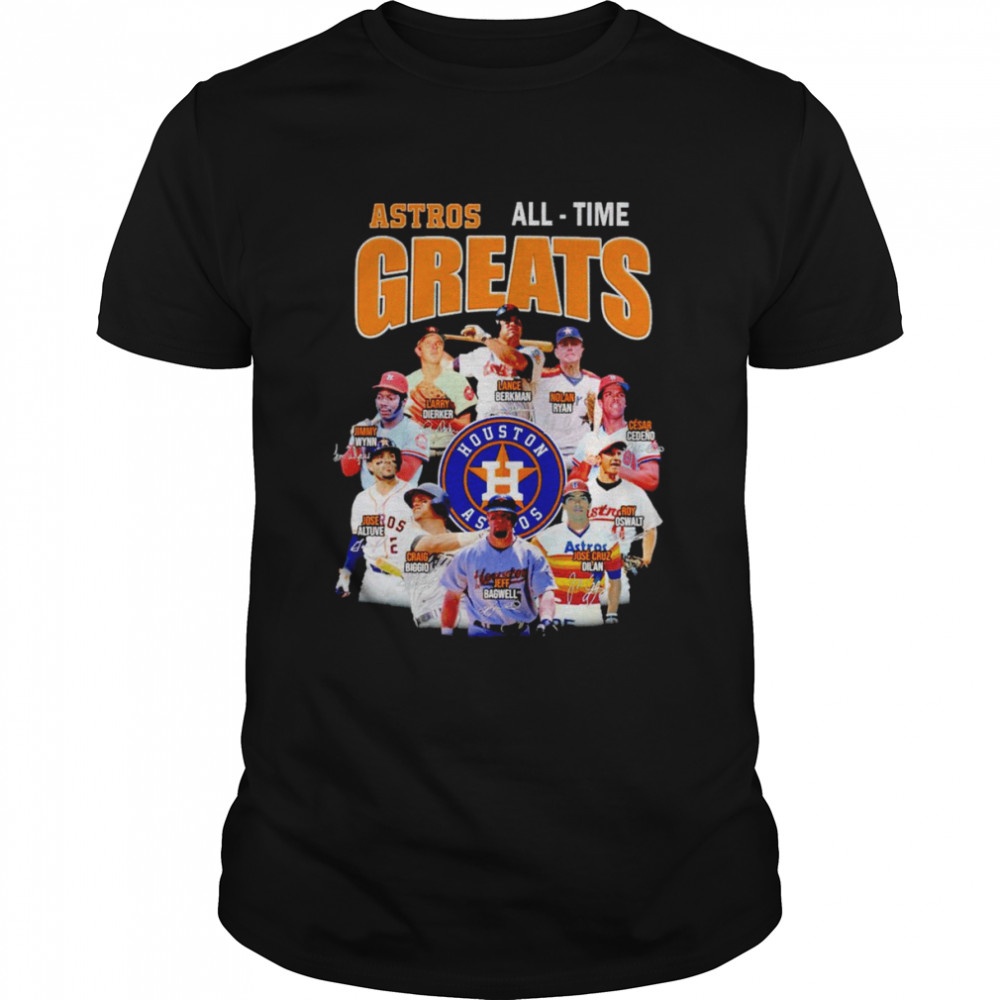 Astros all-time greats players shirt