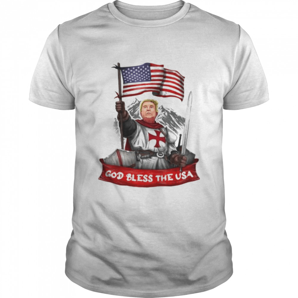 Awesome donald Trump God bless the USA shirt