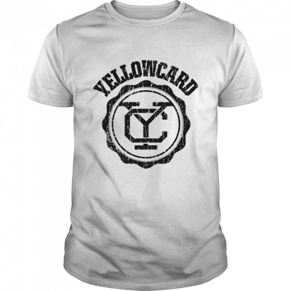 Black Logo Symbol Yellowcard shirt