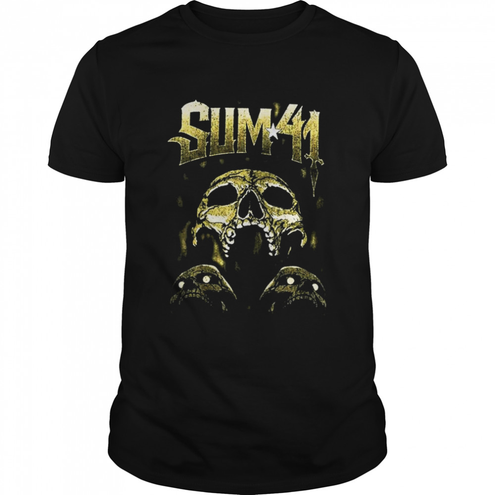 Dead Skull Art Sum 41 Band shirt