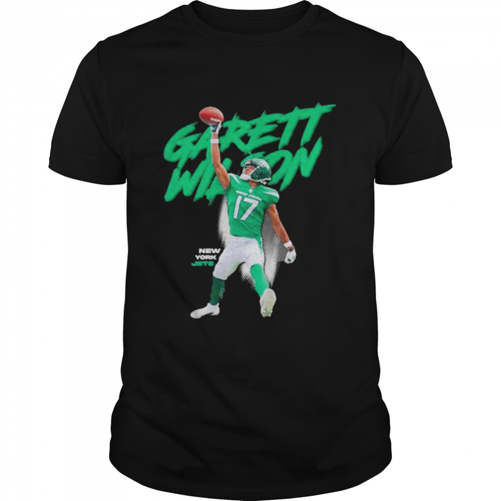 garrett Wilson no 17 New York Jets football shirt