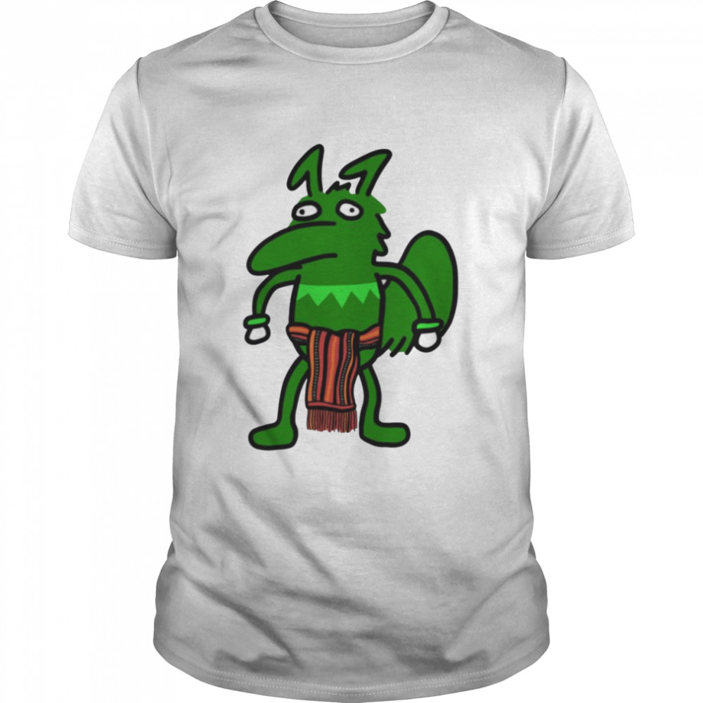 Green Petr Cartoon Character shirt