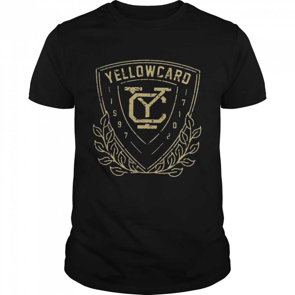 Heritage Shield Eroded Yellowcard shirt