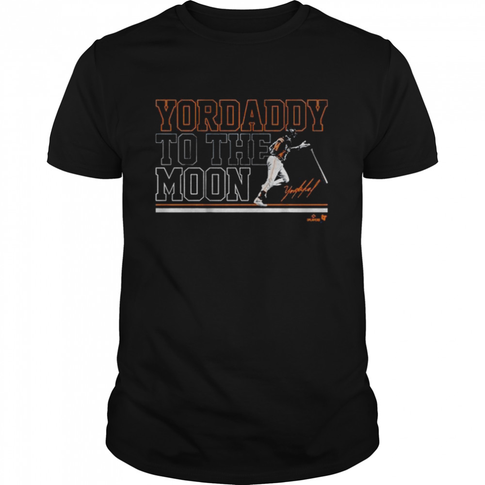 Houston Astros Yordan Álvarez Yordaddy to the Moon Signature Shirt