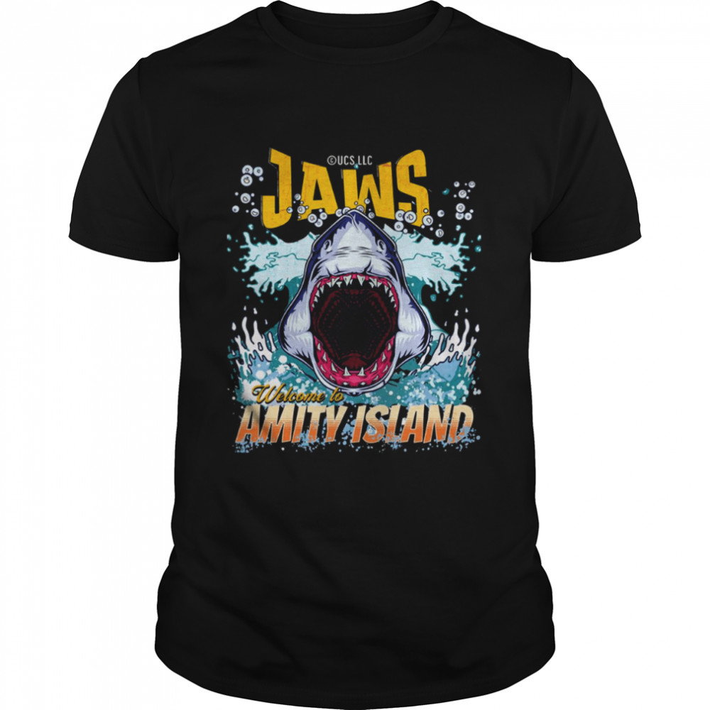 Jaws Fan Art Welcome To Amity Island Quint’s Shark Fishing shirt