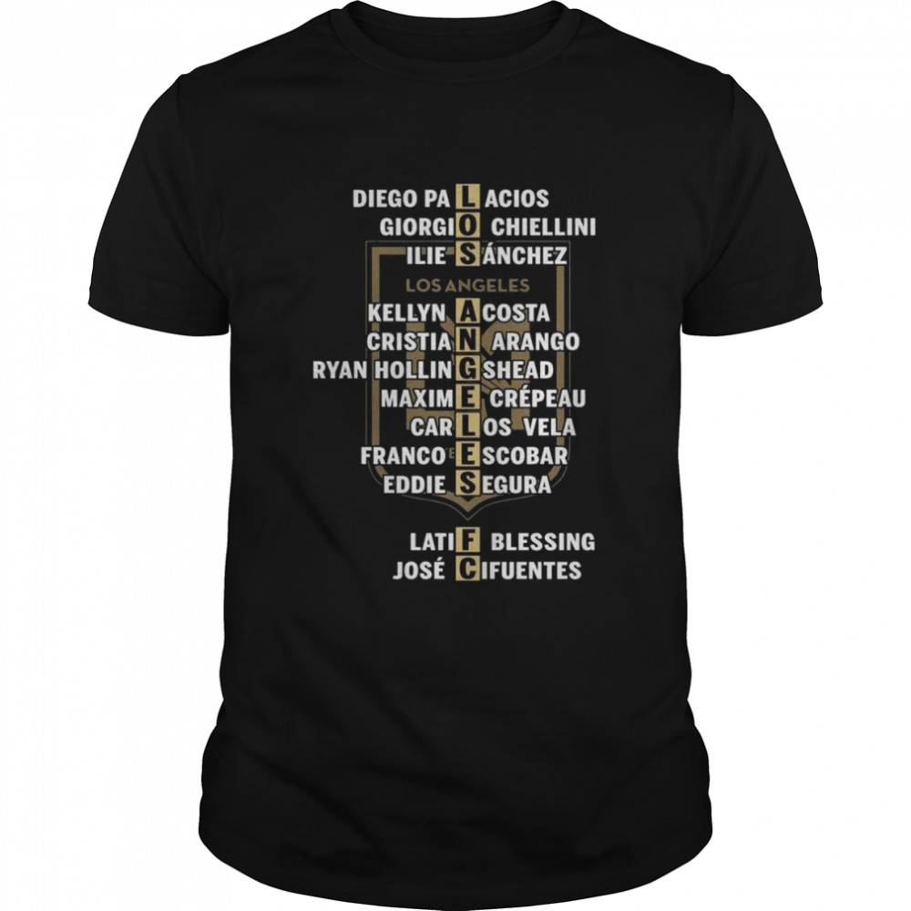 Los Angeles FC team Diego Palacios Giorgio Chiellini Ilie Sanchez shirt