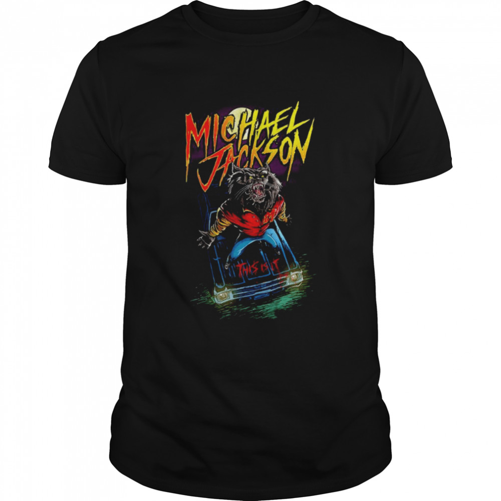 Michael Jackson Bad Tour Stand Up shirt