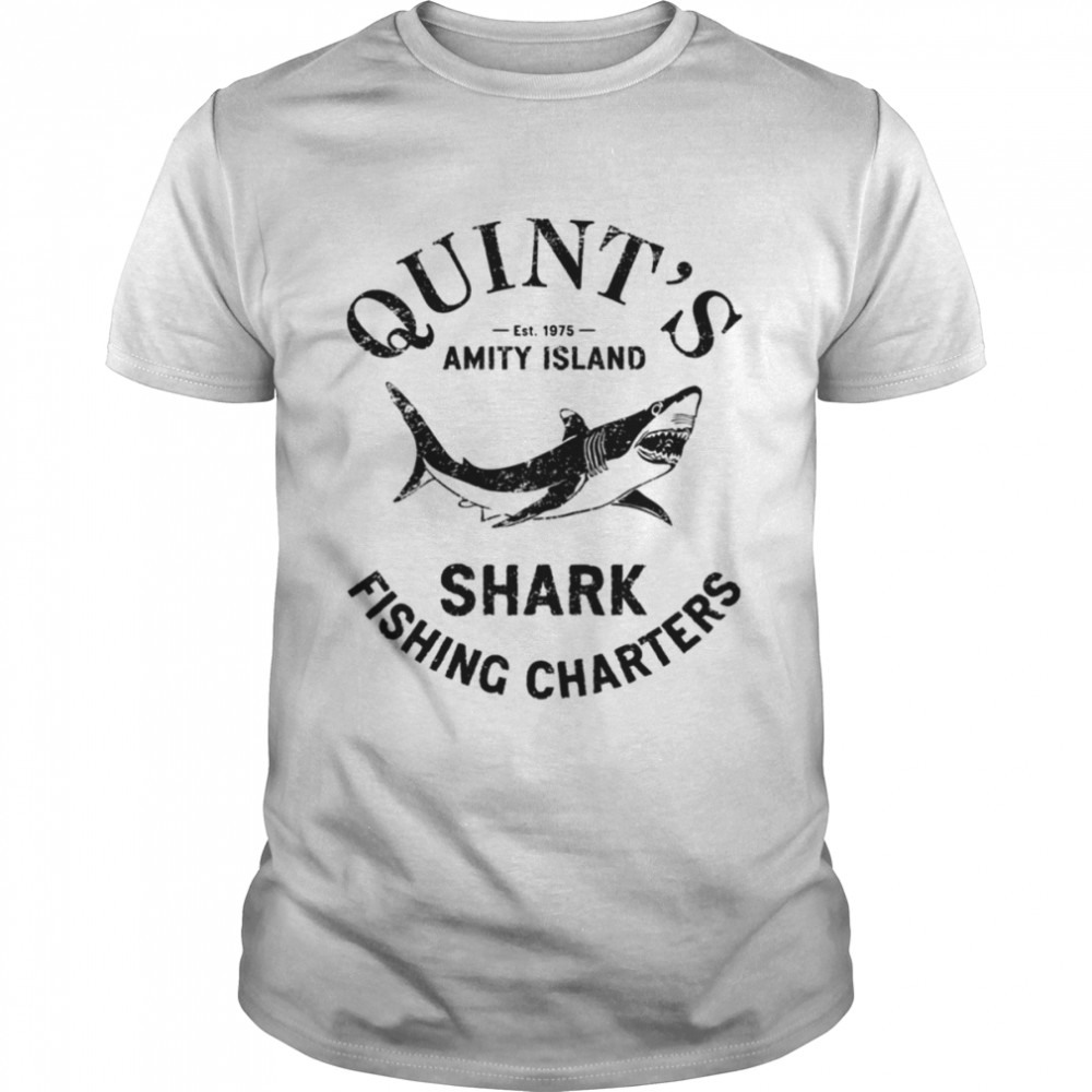 Quint’s Amity Island Variant Logo In Jaws Movie shirt