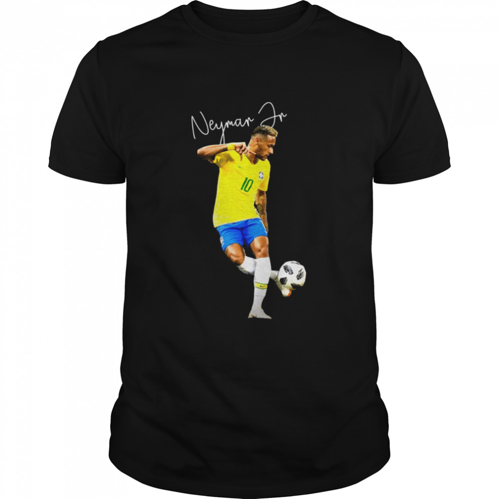 Soccer Player Neymar Jr Signed Brazil shirt