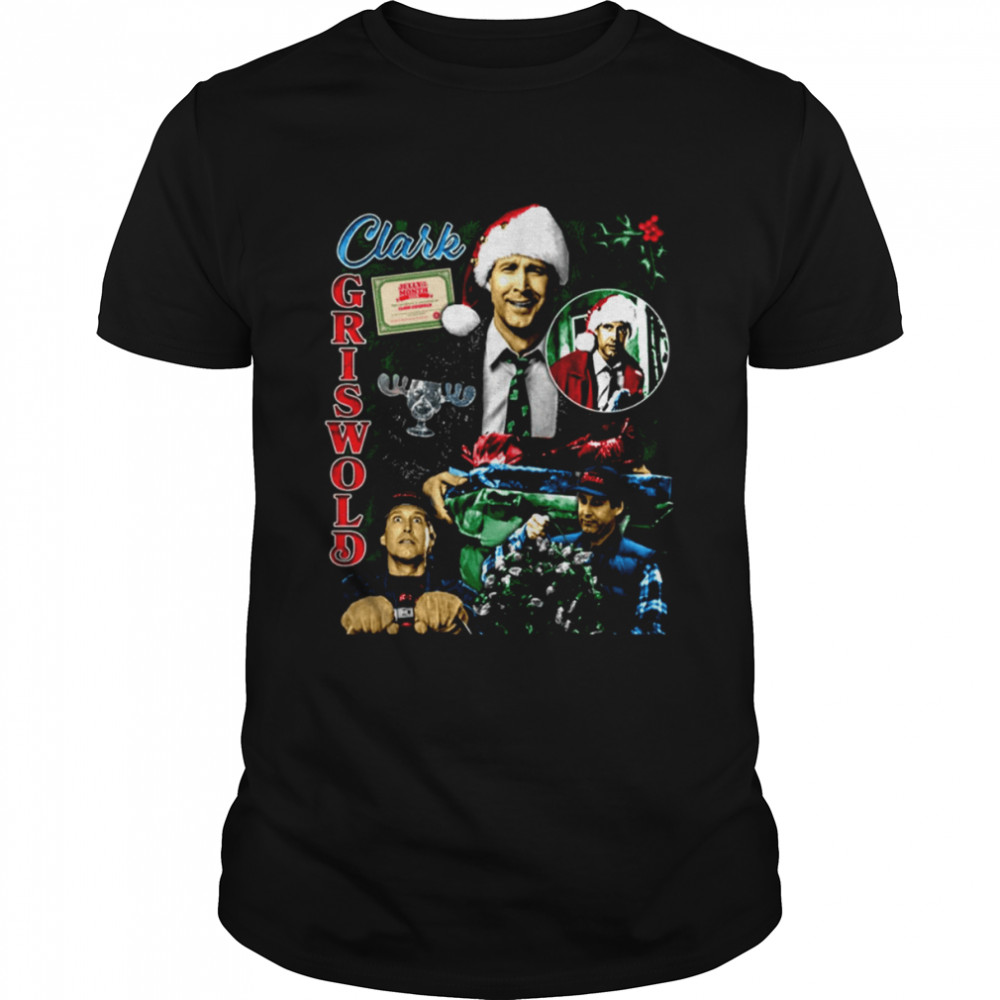 Vintage Clark Griswold Wearing Santa Hat shirt