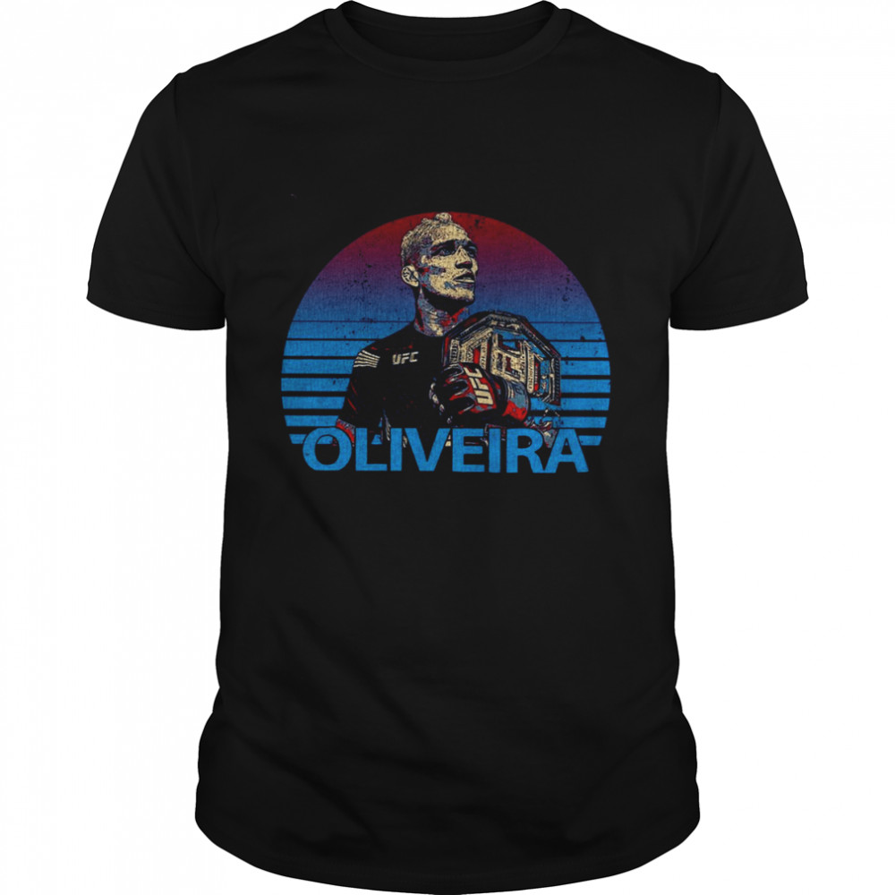 Vintage Design Ufc Fighter Charles Oliveira shirt