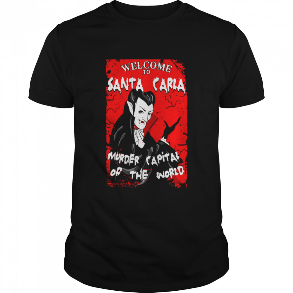 Welcme To Santa Carla Cartoon shirt