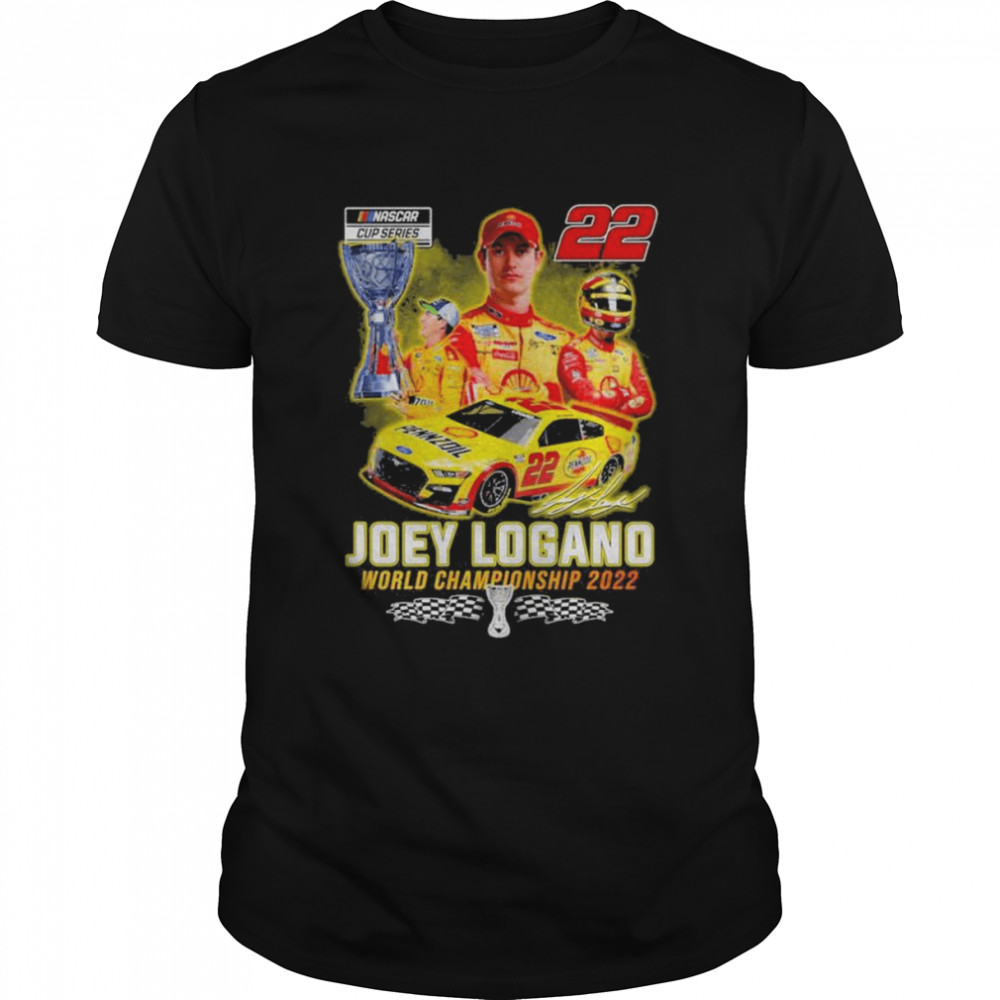 22 Joey Logano world championship 2022 signature shirt