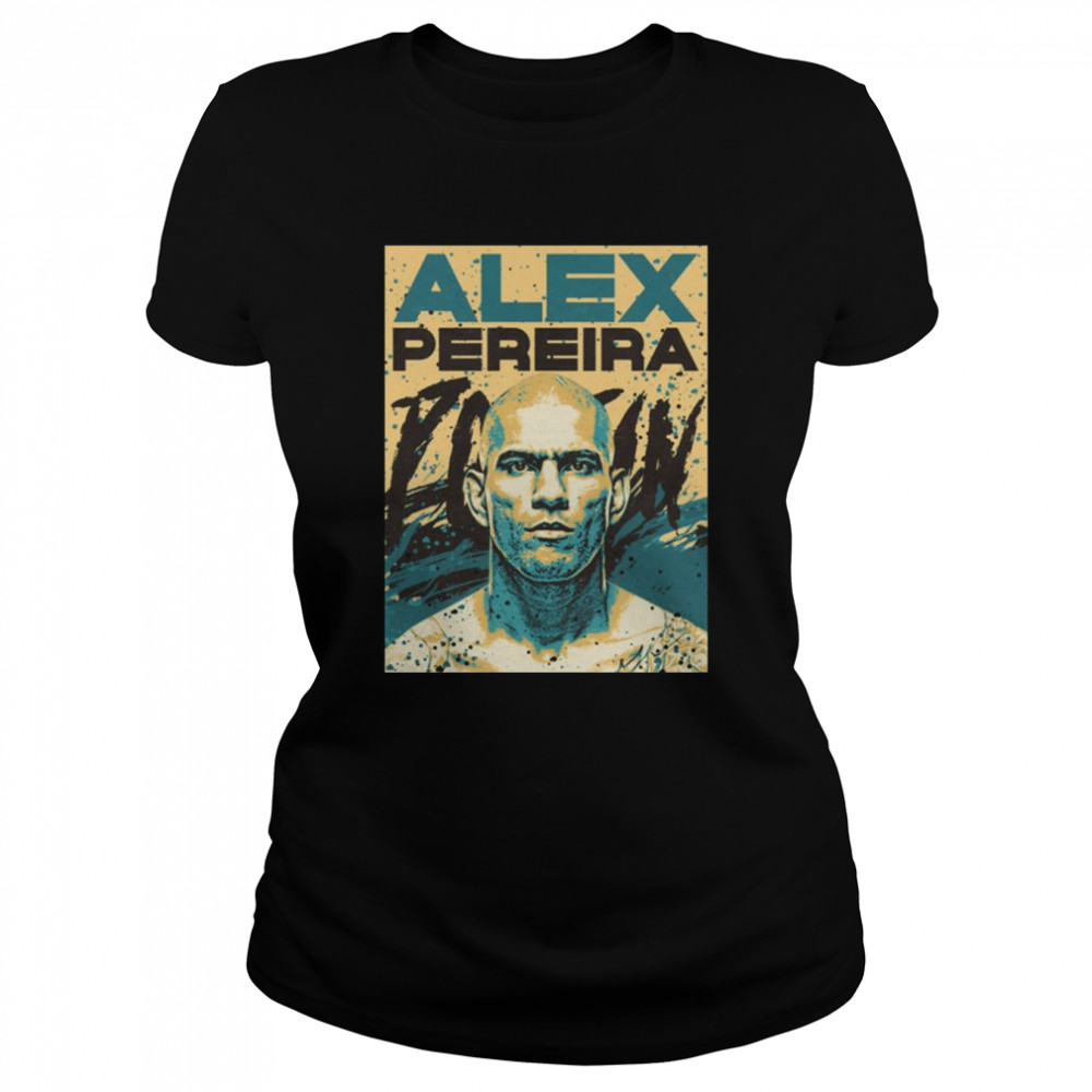 Alex Pereira Retro Ufc Portrait shirt Classic Women's T-shirt