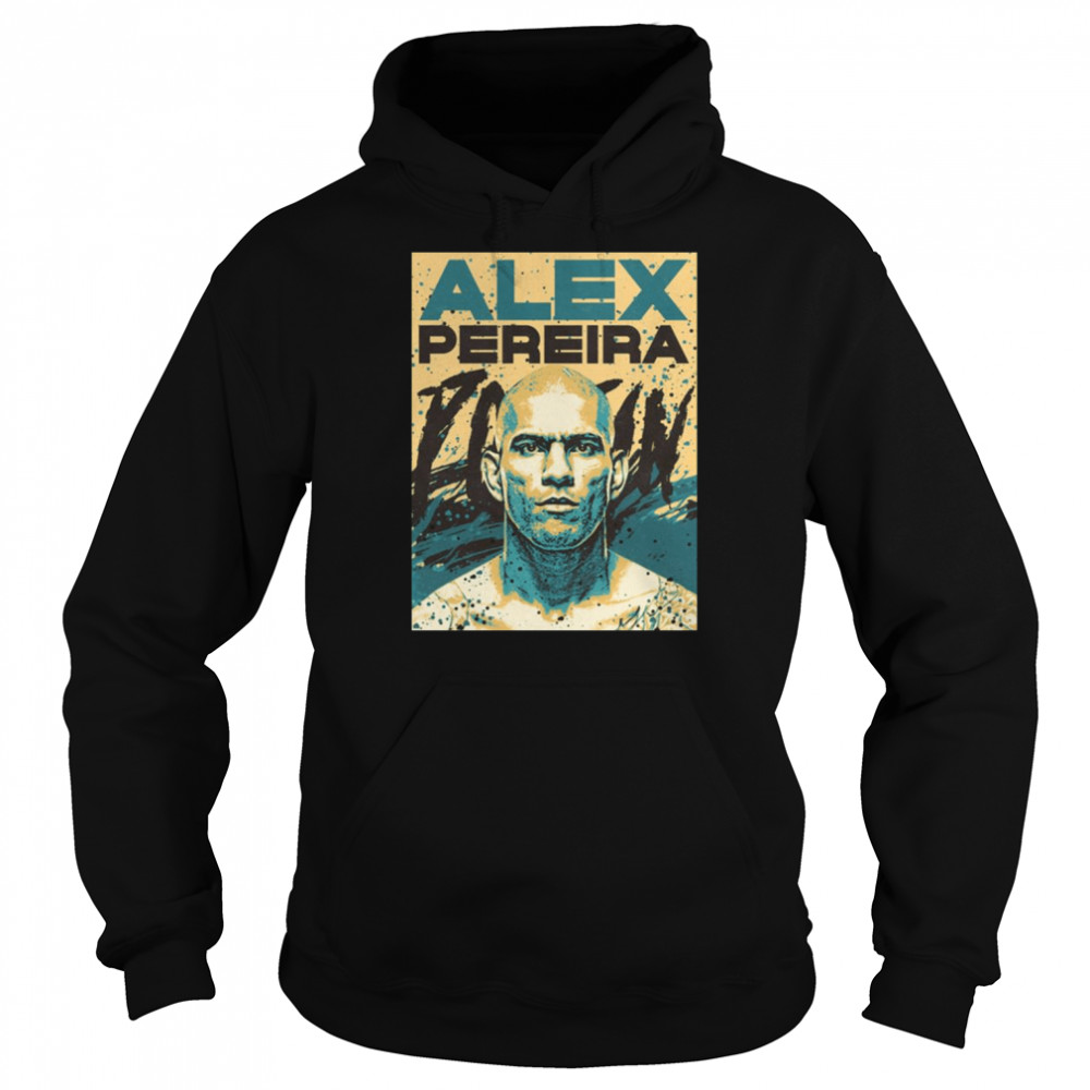 Alex Pereira Retro Ufc Portrait shirt Unisex Hoodie