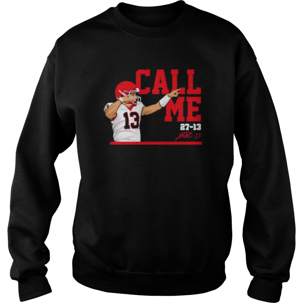 Call Me Stetson Bennett Georgia signature shirt Unisex Sweatshirt